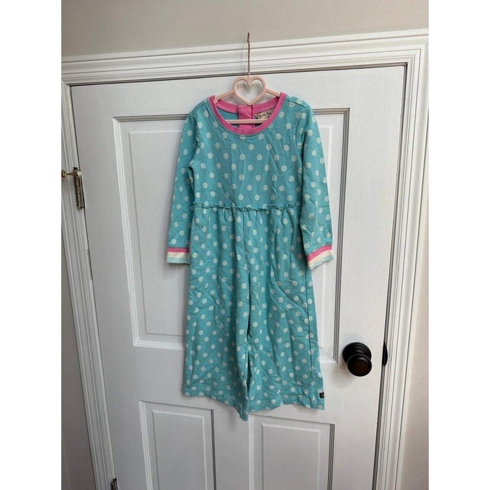 Matilda Jane Wonderment Play long-sleeve blue and white polka dot jumper 4